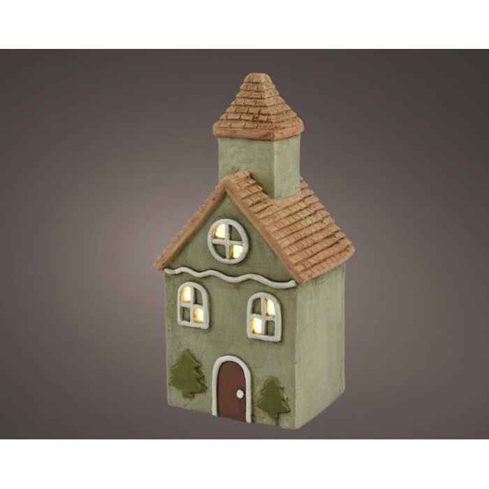 CASETTA LED RESINA VERDE H.36.5 L.18.5